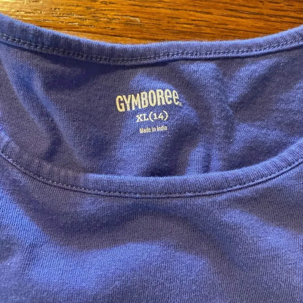 Adorable Gymboree Unicorn girls periwinkle top